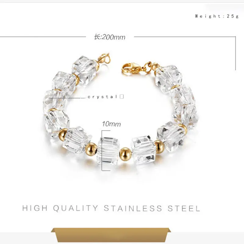 Fashion Bracelet Hot Wedding Female Heart Crystal Bracelets For Women Luxury Temperament Gold-Color Bead Jewelry Gift 
Fashion Bracelet Hot Wedding Female Heart Crystal Bracelets For Women Luxury Temperament Gold-Color Bead Jewelry Gift