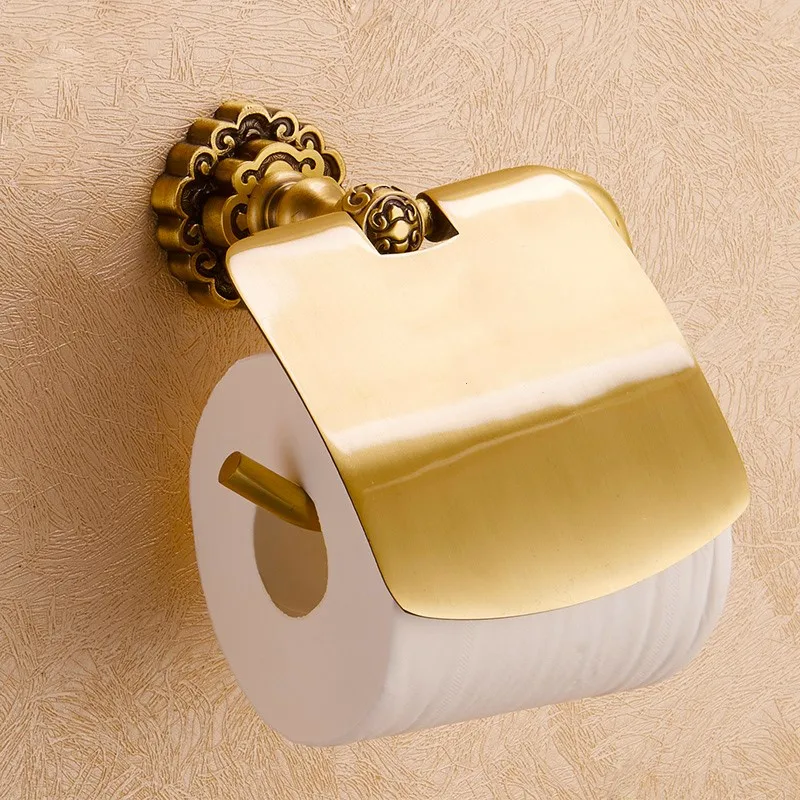 Luxury Solid brass Bathroom Art Carved Toilet Paper Holder Wall mounted antique Roll paper holder Bathroom accessories MD44K62-
Luxury Solid brass Bathroom Art Carved Toilet Paper Holder Wall mounted antique Roll paper holder Bathroom accessories MD44K62-