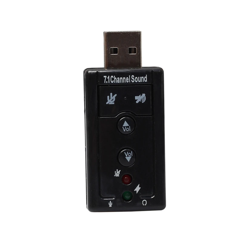Новинка внешняя звуковая карта Mini USB 2 0 3D виртуальный 12 Мбит/с 7 1 каналов аудио
