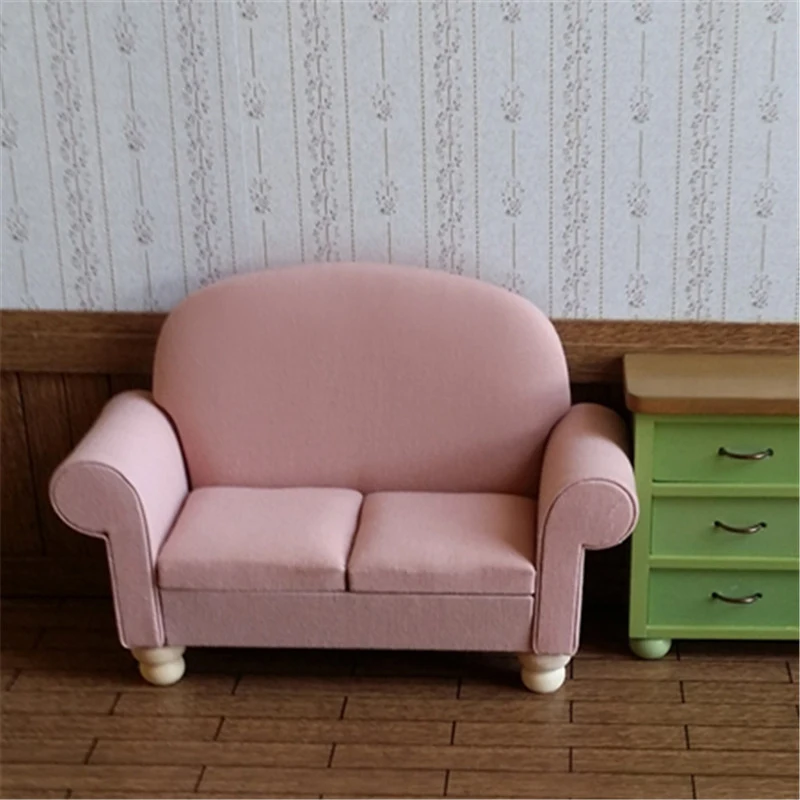 1/6 dollhouse Furniture toy for dolls Miniature pink Sofa kawaii Mini doll accessories pretend play toys children girls gifts
1/6 dollhouse Furniture toy for dolls Miniature pink Sofa kawaii Mini doll accessories pretend play toys children girls gifts