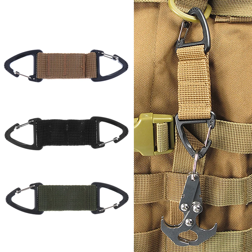 12x2.5cm Strong Webbing Double Ended Triangular Carabiner Clip Snap Hook For Outdoor Hiking Camping Mountaineering
12x2.5cm Strong Webbing Double Ended Triangular Carabiner Clip Snap Hook For Outdoor Hiking Camping Mountaineering