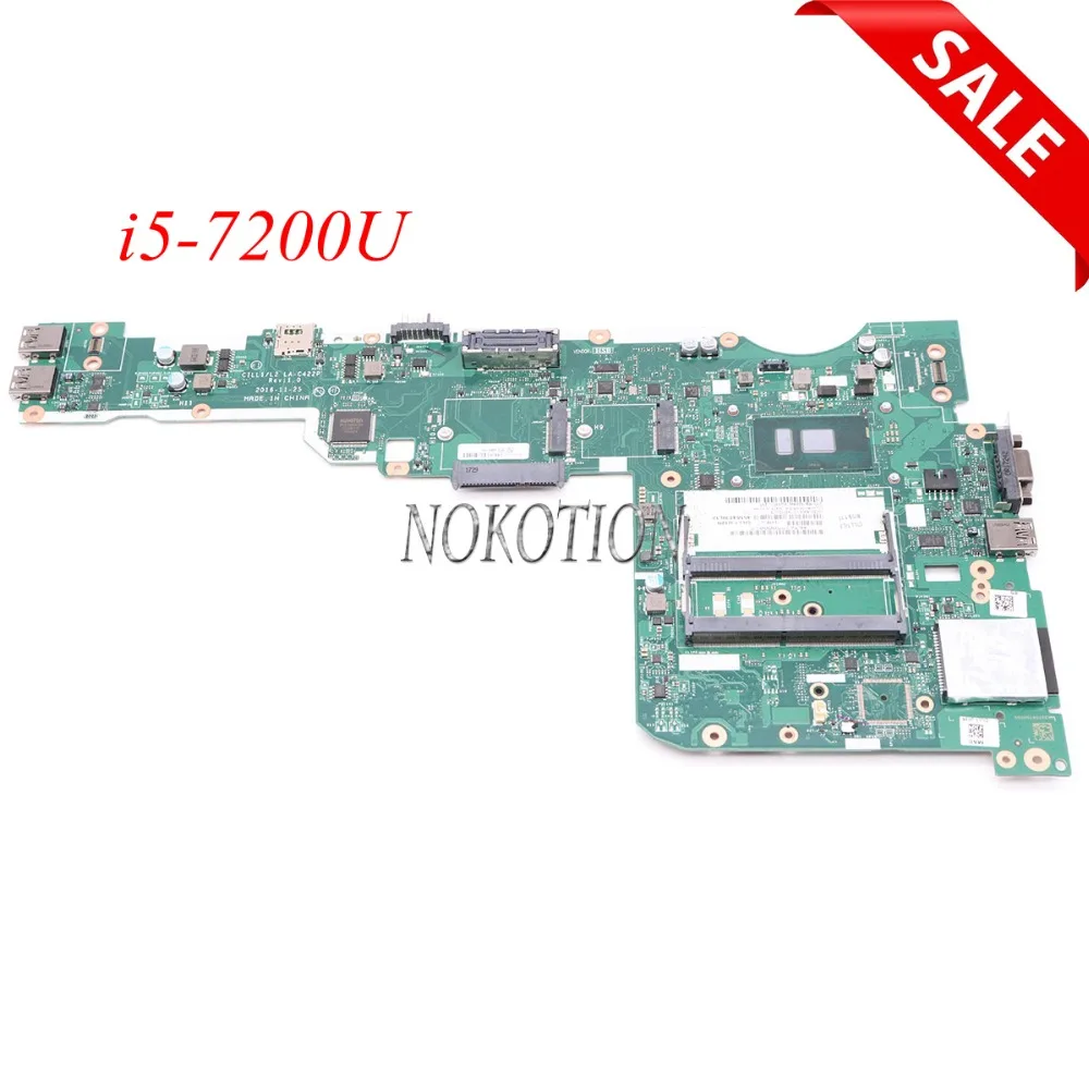 NOKOTION 01ER215 CILL1 L2 LA-C422P Main board For lenovo ThinkPad L570 15.6 inch Laptop motherboard i5-7200U Intel GMA HD 620
NOKOTION 01ER215 CILL1 L2 LA-C422P Main board For lenovo ThinkPad L570 15.6 inch Laptop motherboard i5-7200U Intel GMA HD 620