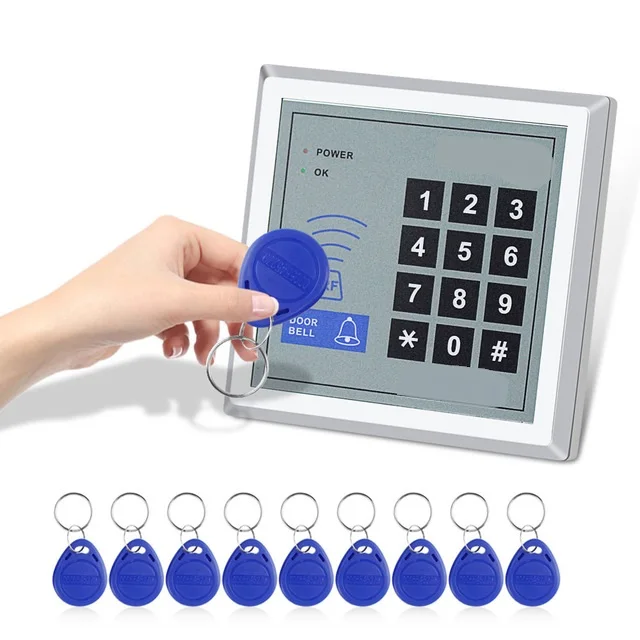 Автономный контроллер доступа RFID 125 смарт карта khz Reader клавиатуры с 10 EM4100/4200