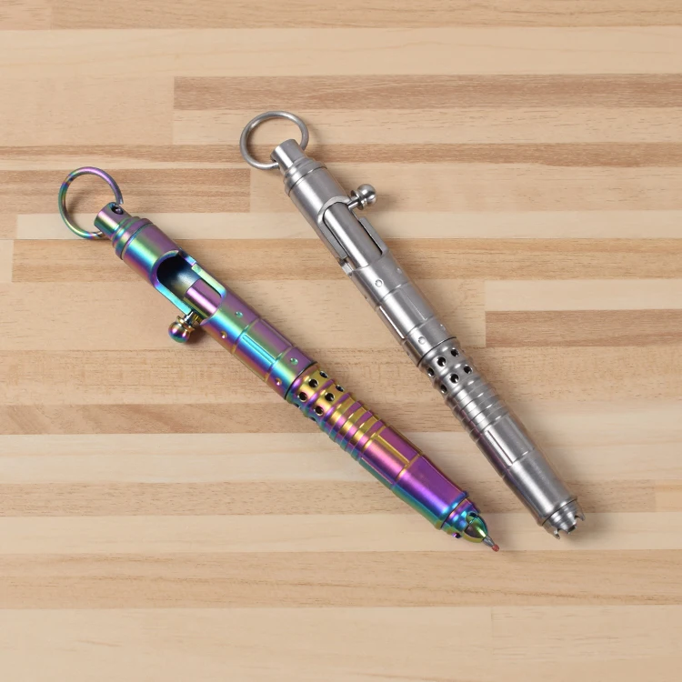 EDC Defensive Tactical Pen Multi-Purpose Titanium Pen Type Spring Pen Outdoor Self-defense Tactical Pen
EDC Defensive Tactical Pen Multi-Purpose Titanium Pen Type Spring Pen Outdoor Self-defense Tactical Pen