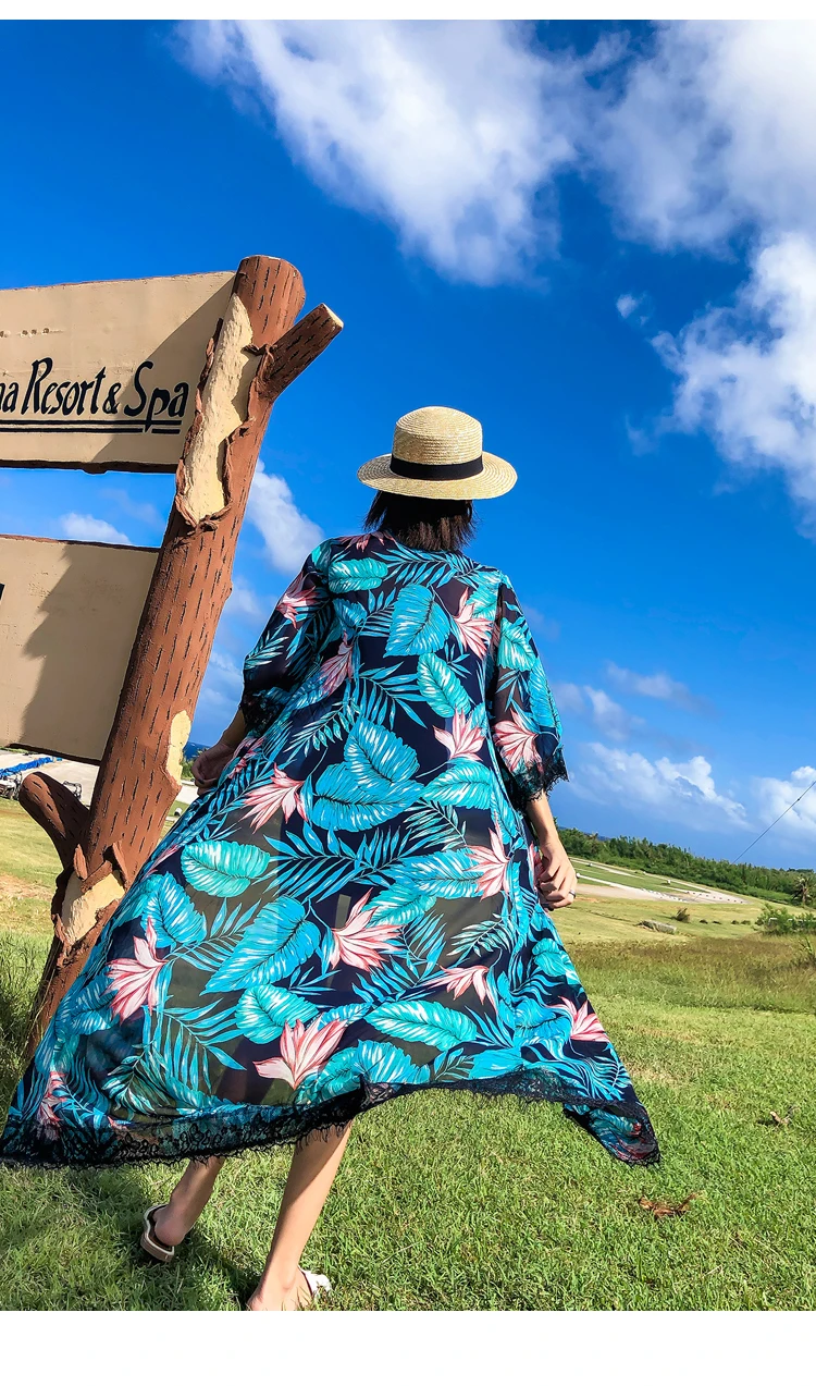 2019 Summer Bohe Style 3/4 Sleeve Geometric Print Chiffon Kimonos Women Loose Long Bohe Chiffon Shirts Long Print Chiffon kimono
2019 Summer Bohe Style 3/4 Sleeve Geometric Print Chiffon Kimonos Women Loose Long Bohe Chiffon Shirts Long Print Chiffon kimono