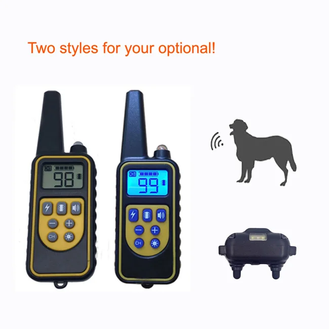 RT880 Dog Training Collar Rechargeable Waterproof 800m Remote Shock with Beep Vibration and Shock Electronic Adjustable Collar
RT880 Dog Training Collar Rechargeable Waterproof 800m Remote Shock with Beep Vibration and Shock Electronic Adjustable Collar