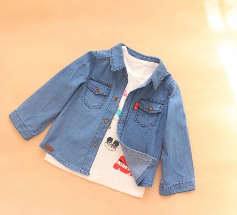 2018 Spring New Arrival Baby Boys Solid Denim Shirts Kids Soft Cotton Shirt Child Long Sleeve Denim Shirt Boys Spring Clothing
2018 Spring New Arrival Baby Boys Solid Denim Shirts Kids Soft Cotton Shirt Child Long Sleeve Denim Shirt Boys Spring Clothing
