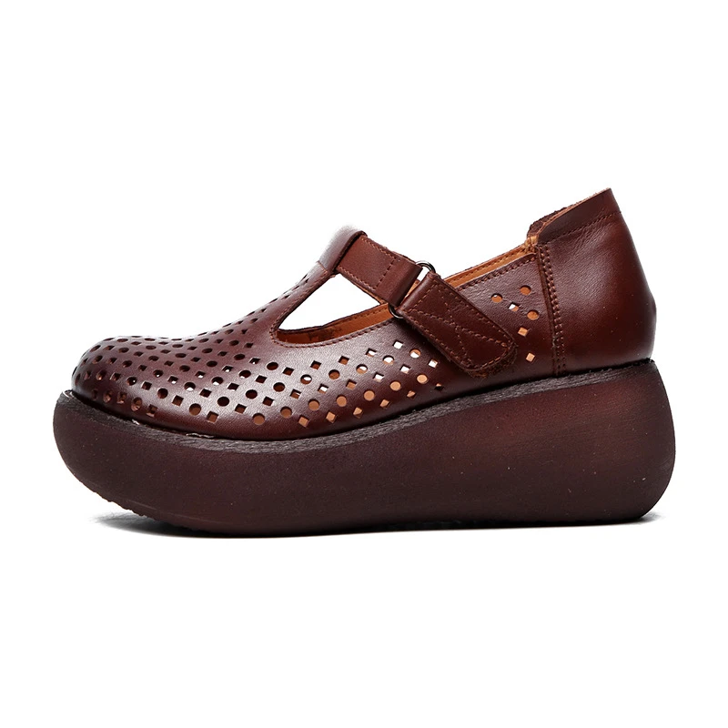 2019 new fashion ladies summer sandals women round head genuine leather platform shoes mother casual sandals
2019 new fashion ladies summer sandals women round head genuine leather platform shoes mother casual sandals
