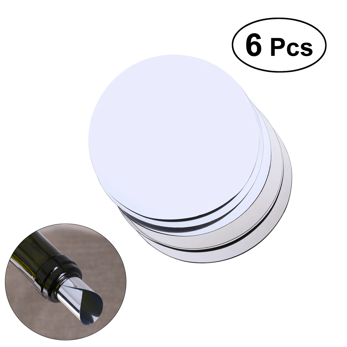 6 шт алюминиевая фольга винные диски гибкий дисковый стоп Pour Spouts диск
