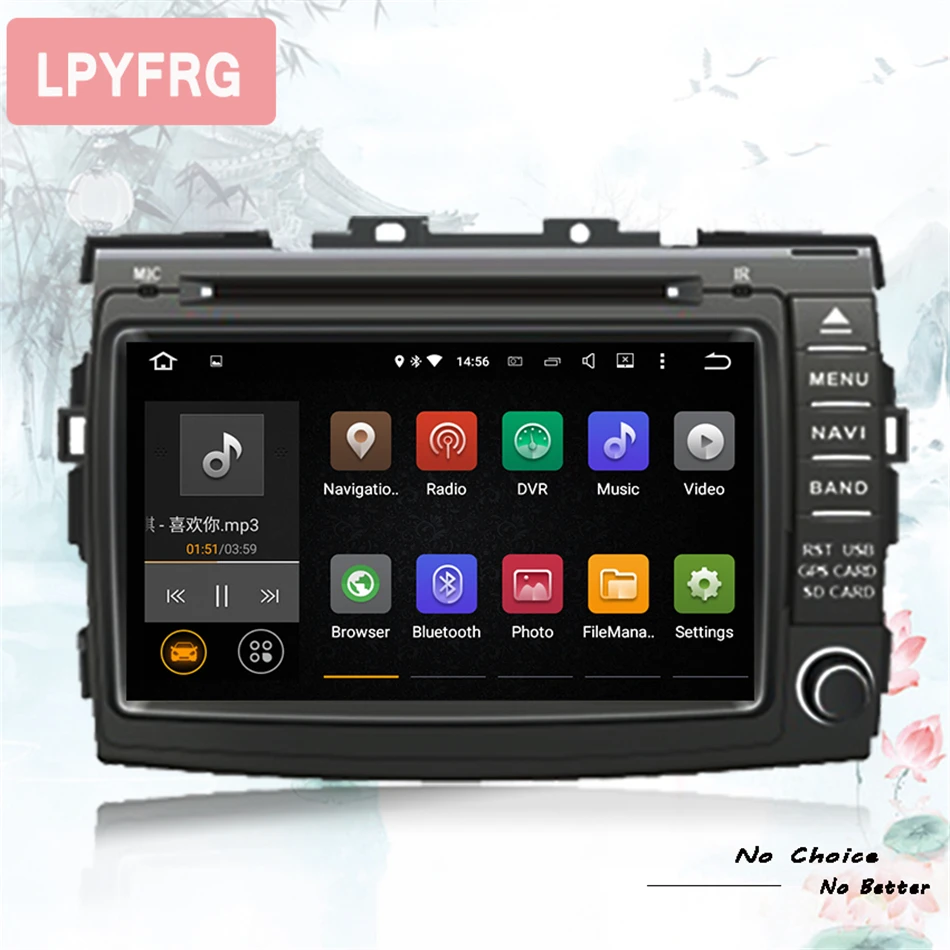 Фото Автомобильный DVD плеер 2din 4 + 64G android 10 0 GPS радио для TOYOTA PREVIA Estima Tarago Canarado головное