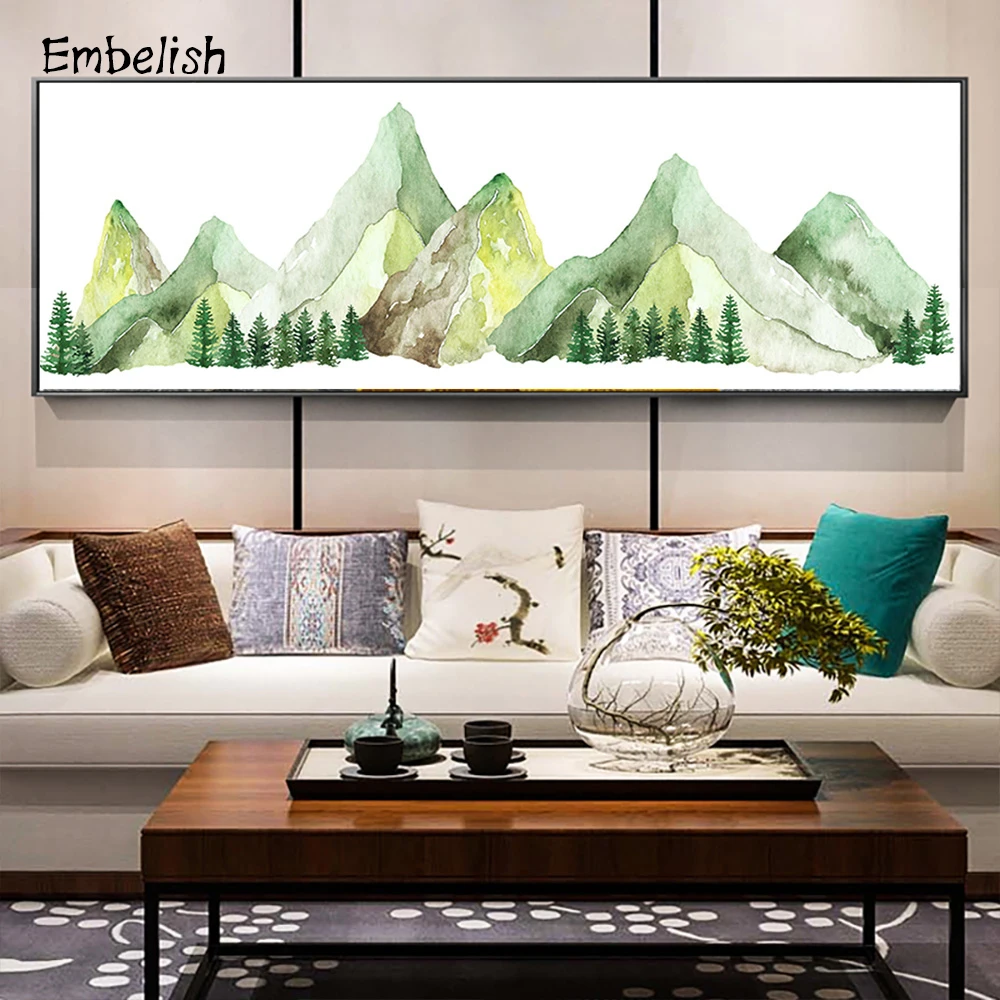 Embelish 1 Pieces Large Living Room Wall Pictures Watercolor Mountain Landscape HD Canvas Paintings Home Decor Wall Artworks
Embelish 1 Pieces Large Living Room Wall Pictures Watercolor Mountain Landscape HD Canvas Paintings Home Decor Wall Artworks
