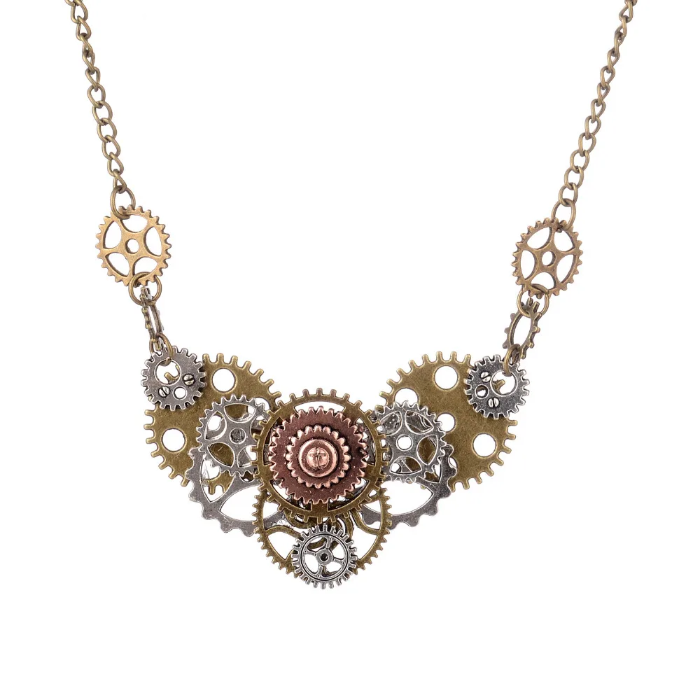 DoreenBeads Fashion Steampunk Necklace Bronze Link Chain Silver Color Bronze Copper Gear Steampunk Trendy Punk Series,1 Piece
DoreenBeads Fashion Steampunk Necklace Bronze Link Chain Silver Color Bronze Copper Gear Steampunk Trendy Punk Series,1 Piece