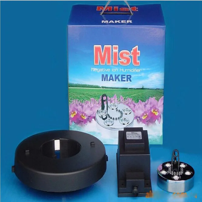 Brand new 1500ml/h Ultrasonic mist maker fogger 5 head humidifier + transformer with color light
Brand new 1500ml/h Ultrasonic mist maker fogger 5 head humidifier + transformer with color light