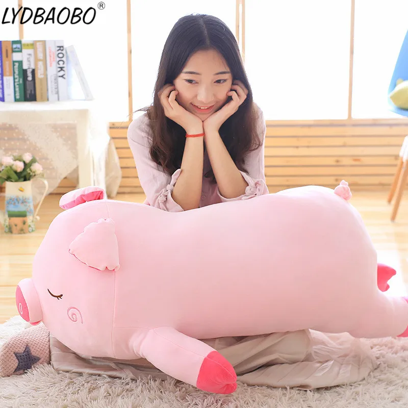 LYDBAOBO 1PC 40-80CM Giant Pink Pig Plush Toys Fat Pig Pillow Soft Cushion Cute Kid Pig Animal Toy Doll Children Birthday Gifts
LYDBAOBO 1PC 40-80CM Giant Pink Pig Plush Toys Fat Pig Pillow Soft Cushion Cute Kid Pig Animal Toy Doll Children Birthday Gifts