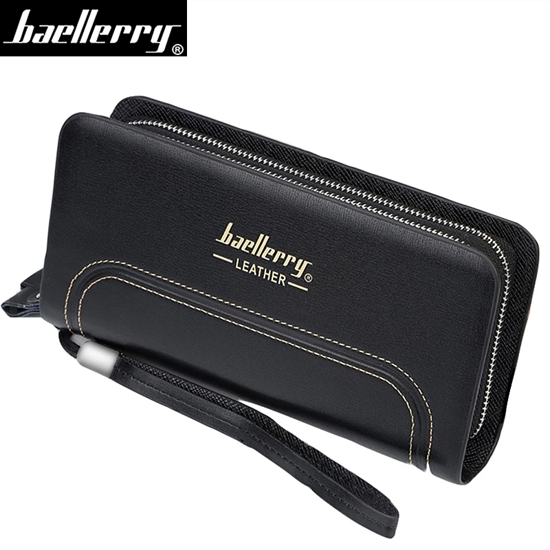 Baellerry New Men Wallets Leather Double Zipper Wallet Men Coin Purses Brand Long Male Clutch Bag With Phone Pocket Carteira
Baellerry New Men Wallets Leather Double Zipper Wallet Men Coin Purses Brand Long Male Clutch Bag With Phone Pocket Carteira