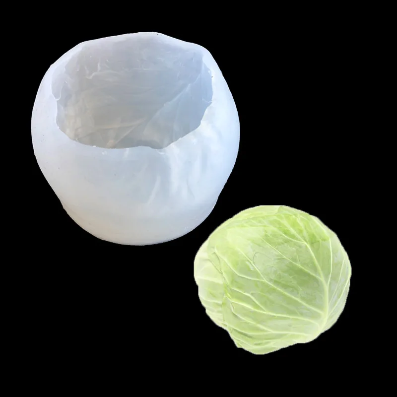 Silica gel mould for 3-D cabbage Mousse cake, plaster moulding tool for turning sugar into soft clay
Silica gel mould for 3-D cabbage Mousse cake, plaster moulding tool for turning sugar into soft clay
