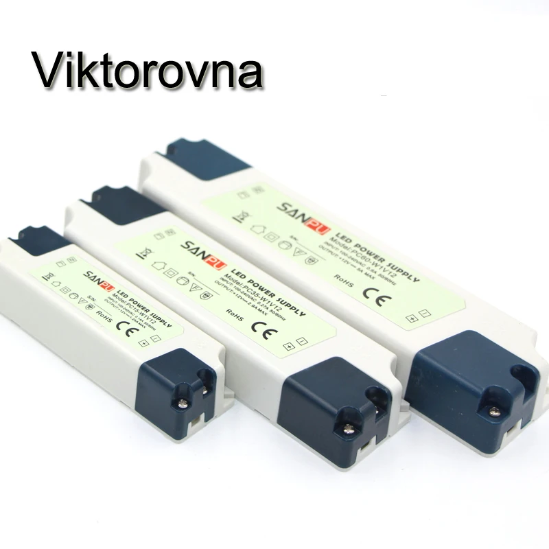 Viktorovna LED Power Adapter Driver AC 110V 220V to DC 24V 12V Lighting Transformers For 5050 3528 Strip Lights Bulb | Лампы и