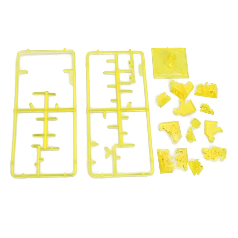 1 шт. Желтая Пластиковая 3d игрушка с кристаллами|Пазлы| |