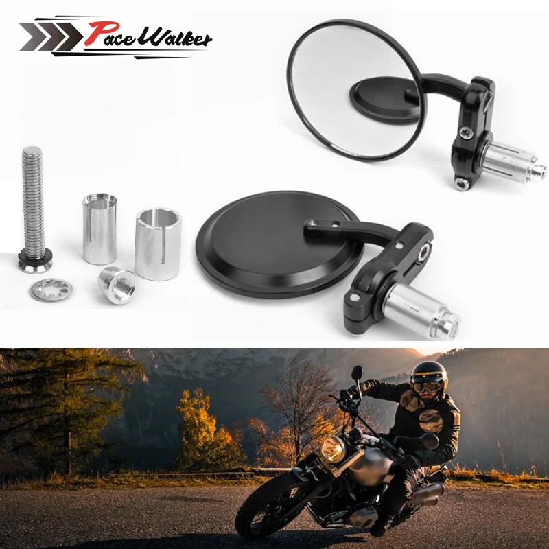 PACEWALKER - MOTORCYCLE BIKE 3" ROUND 7/8" HANDLE BAR END MIRRORS REARVIEW SIDE MIRROR
PACEWALKER - MOTORCYCLE BIKE 3" ROUND 7/8" HANDLE BAR END MIRRORS REARVIEW SIDE MIRROR