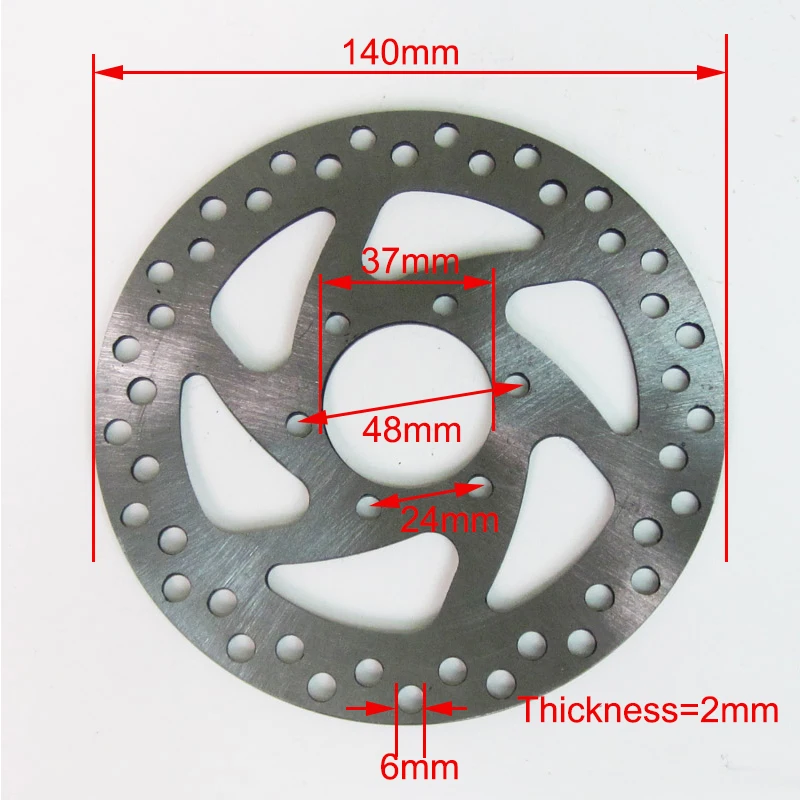 140mm 37mm Disc Brake Plate 6 Mounting Hole Electric Scooter e-Bike Disc Brake Plate Electric Bicycle Accessories
140mm 37mm Disc Brake Plate 6 Mounting Hole Electric Scooter e-Bike Disc Brake Plate Electric Bicycle Accessories