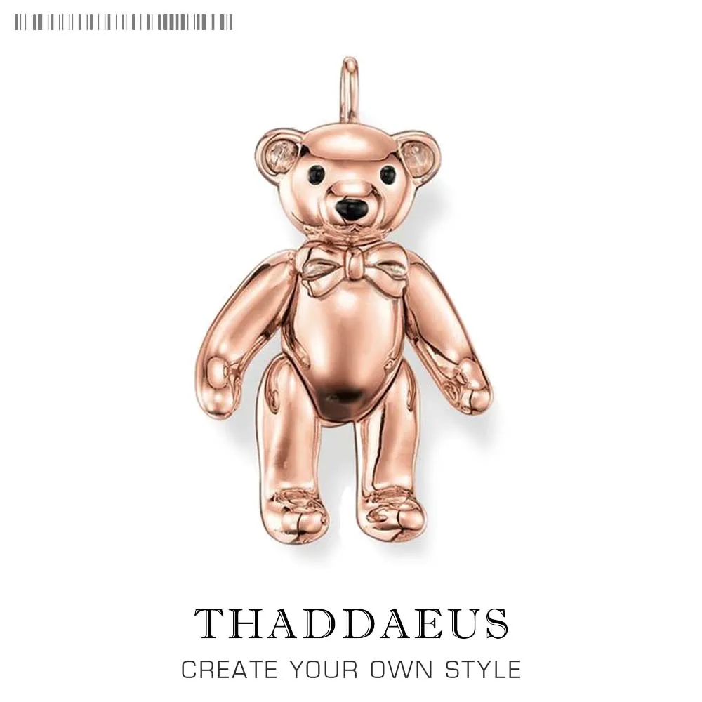 Pendant Teddy Bear,2019 Brand Pure Rose Gold Color Jewelry Europe Bijoux Accessorie Gift For Soul Woman
Pendant Teddy Bear,2019 Brand Pure Rose Gold Color Jewelry Europe Bijoux Accessorie Gift For Soul Woman