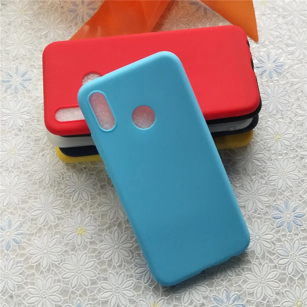Мягкий цветной чехол Macarons из ТПУ для Huawei Nova 3e 5 84 '' высокое качество