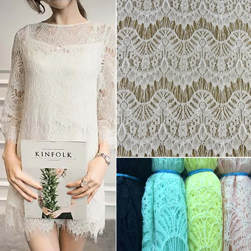 ZOTOONE Width 150cm Eyelash Siamese Wavy Fashion Dress Lace Fabric Flowers Needlework Accessories French Lace Fabric Ribbon E
ZOTOONE Width 150cm Eyelash Siamese Wavy Fashion Dress Lace Fabric Flowers Needlework Accessories French Lace Fabric Ribbon E