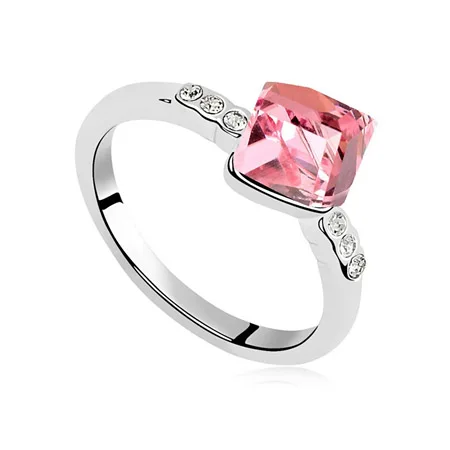 New Design 5 Colors Cube Crystal Ring Crystals from Swarovski For Mother'S Day Gift High Quality Jewelry
New Design 5 Colors Cube Crystal Ring Crystals from Swarovski For Mother'S Day Gift High Quality Jewelry