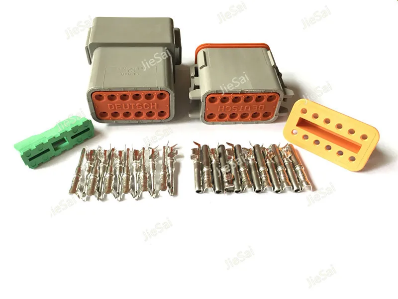 12 Pin DT06-12S DT06-12P Female Male Grey DT Series Automotive Connector Waterproof Electrical Wire Connector For Deutsch
12 Pin DT06-12S DT06-12P Female Male Grey DT Series Automotive Connector Waterproof Electrical Wire Connector For Deutsch