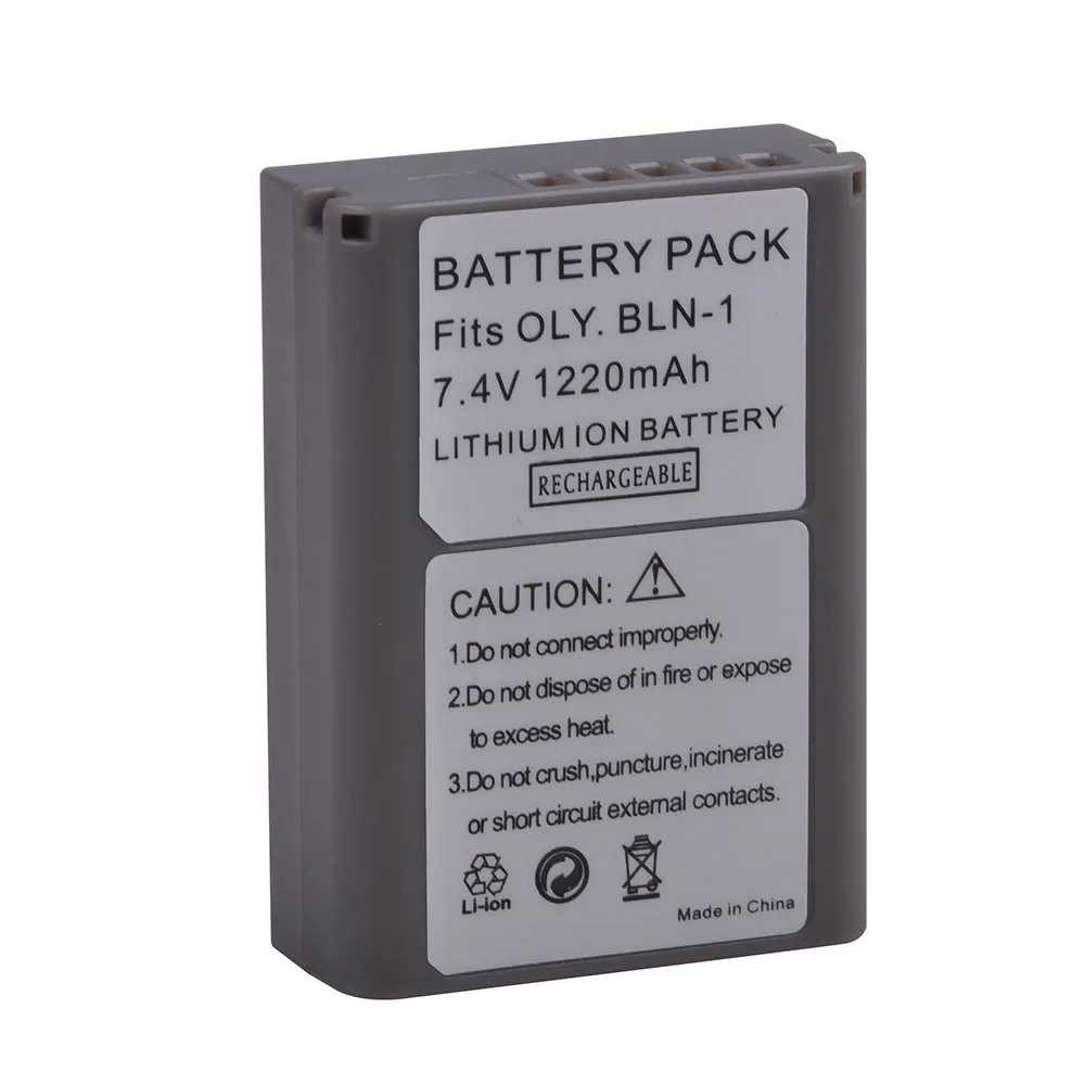 1Pcs 1220mAh BLN-1 PS-BLN1 BLN1 Replacement Digital Battery for Olympus OM-D E-M1, OM-D E-M5, Pen E-P5 Batteries
1Pcs 1220mAh BLN-1 PS-BLN1 BLN1 Replacement Digital Battery for Olympus OM-D E-M1, OM-D E-M5, Pen E-P5 Batteries