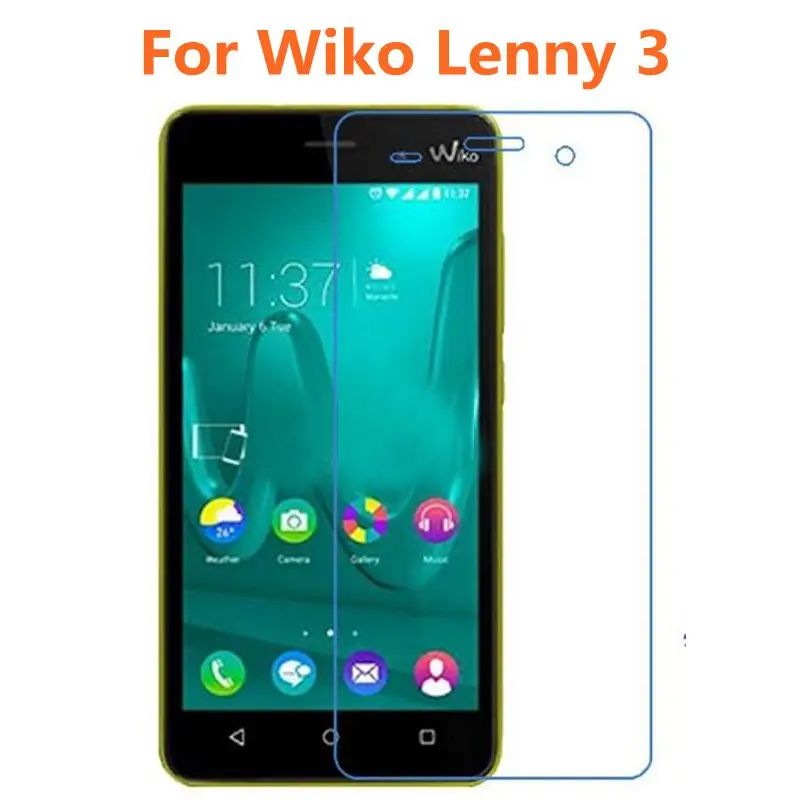 Для Wiko Lenny 3 Закаленное Стекло 9H Защитная фронтальная пленка Защита экрана для Guard