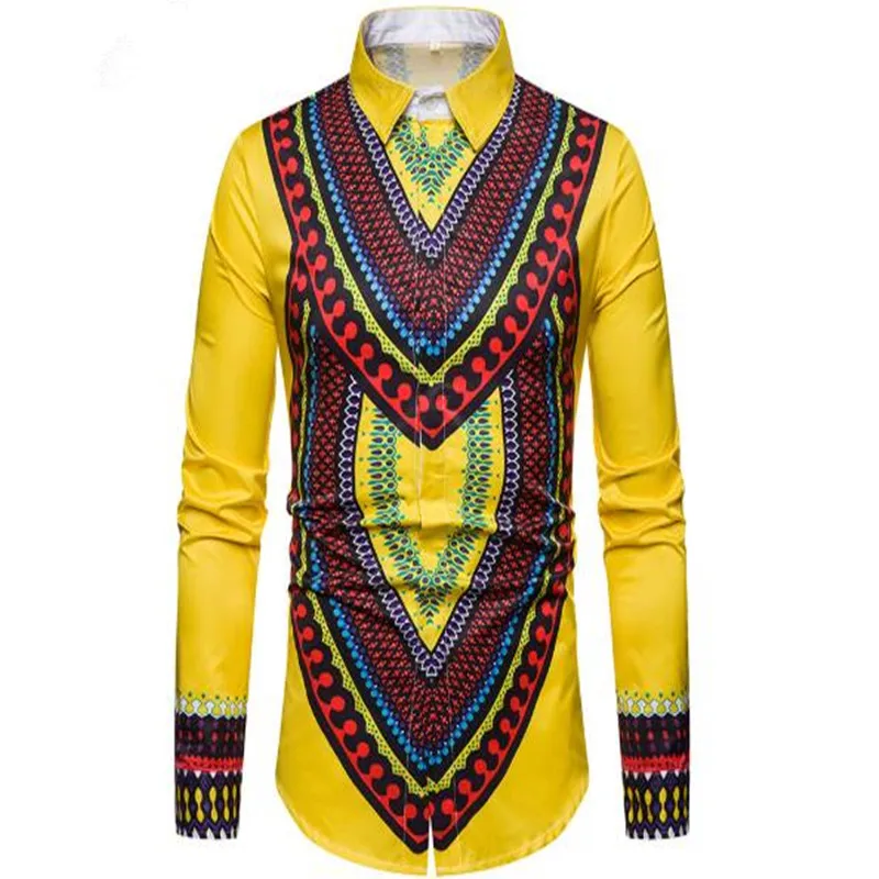 Spring/summer men's fashion fashion print lapel long-sleeve retro style casual print shirt CS9032
Spring/summer men's fashion fashion print lapel long-sleeve retro style casual print shirt CS9032