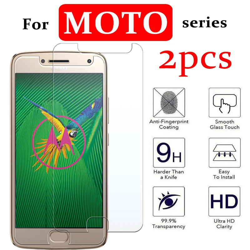 2 шт. закаленное стекло для moto g5s g5 plus Защита экрана motorola g2 g3 g4 g5splus e e2 g 3 plus|Защитные
