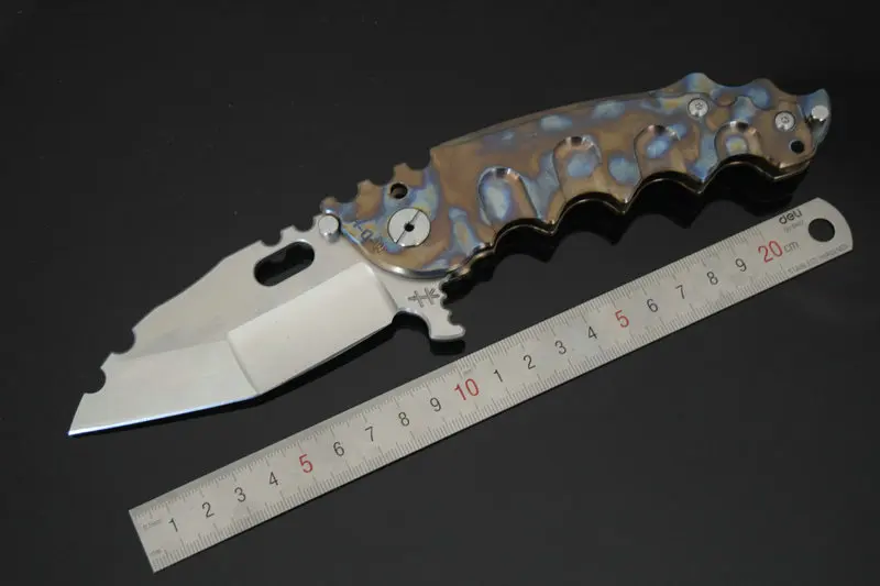 Trskt Man Of War Ball Bearing Folding Knife VG10 blade TC4 Titanium Handle Camping Hunting Outdoor Survival Knives EDC Tools
Trskt Man Of War Ball Bearing Folding Knife VG10 blade TC4 Titanium Handle Camping Hunting Outdoor Survival Knives EDC Tools