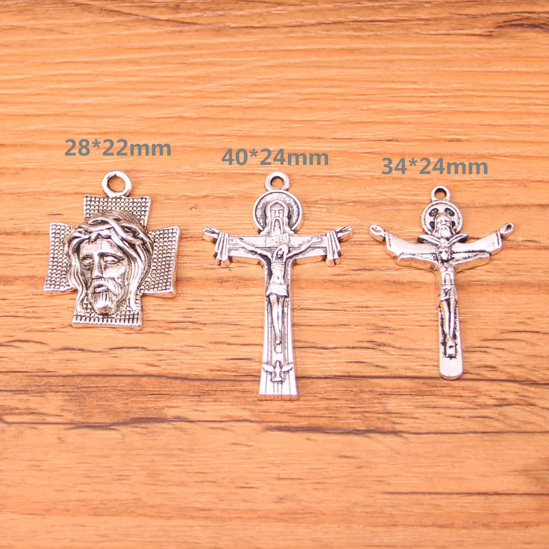 35 шт. Подвески jusus cross подвеска в античном стиле винтажное тибетское серебро