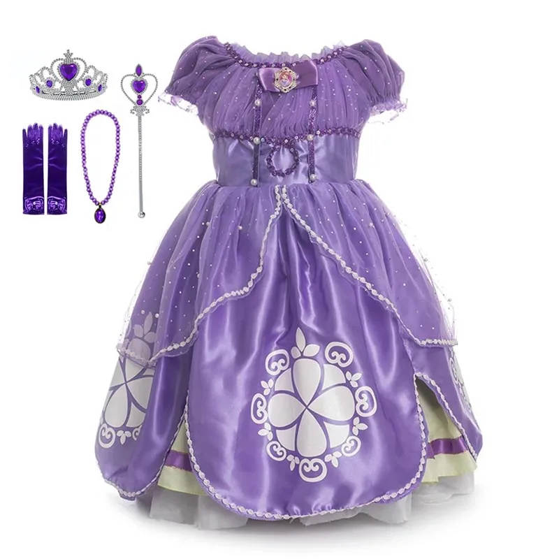 Girls Dresses Sofia Princess Dress Kids Sophia Cosplay Costume Children Prom Party Fancy Stage Fantasy Clothes Tutu
Girls Dresses Sofia Princess Dress Kids Sophia Cosplay Costume Children Prom Party Fancy Stage Fantasy Clothes Tutu