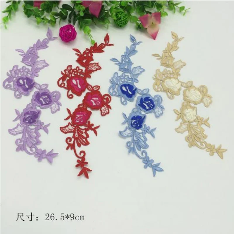 Wholesale 20pcs 26.5*9cm Embroidered Sewing On Patch Iron-On Patch Stickers For Clothes Sewing Fabric Applique Supplies YH89
Wholesale 20pcs 26.5*9cm Embroidered Sewing On Patch Iron-On Patch Stickers For Clothes Sewing Fabric Applique Supplies YH89