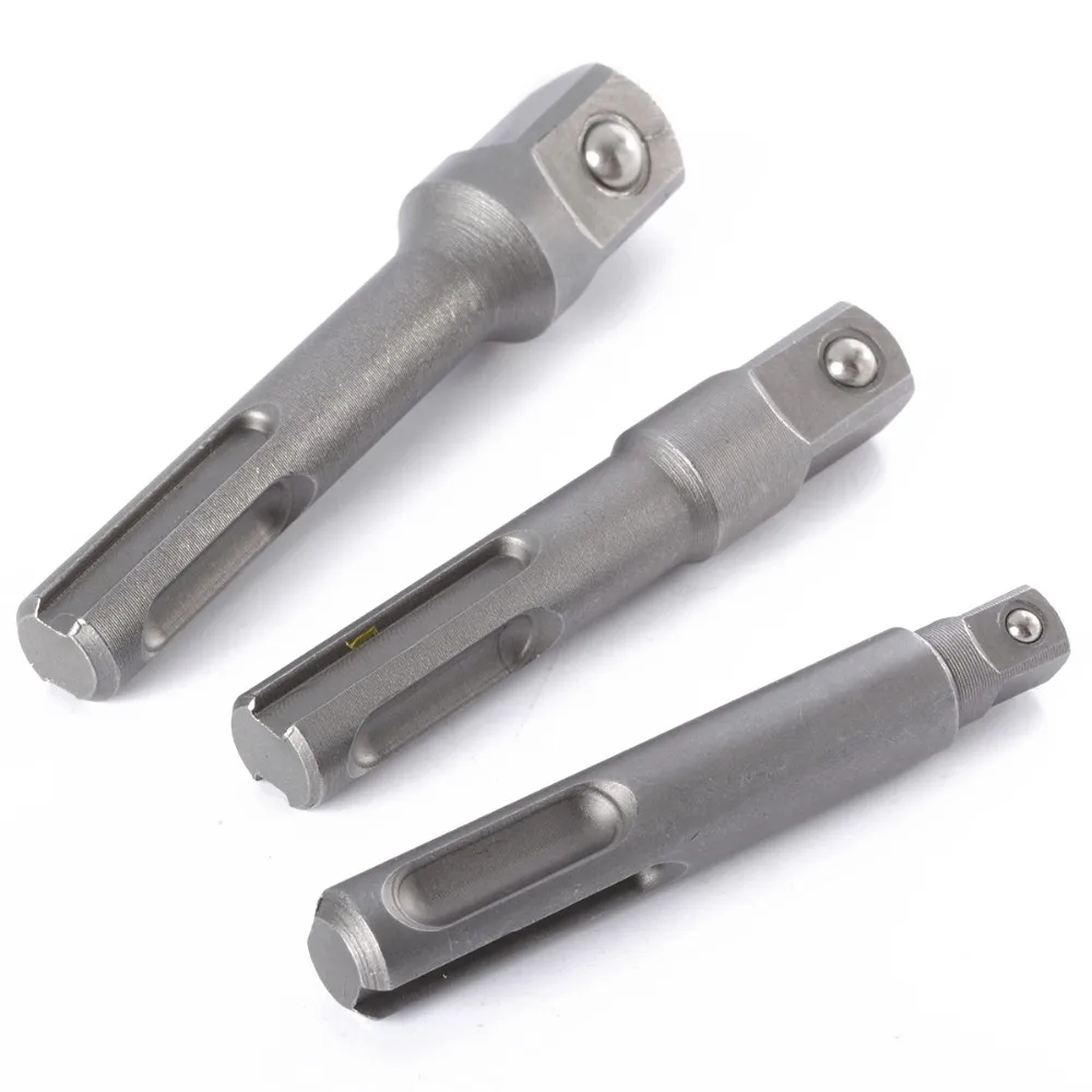 Fixmee New 3PC SDS Plus Socket Driver Set Drills Drill Bit Adaptor 1/4" 3/8" 1/2"
Fixmee New 3PC SDS Plus Socket Driver Set Drills Drill Bit Adaptor 1/4" 3/8" 1/2"