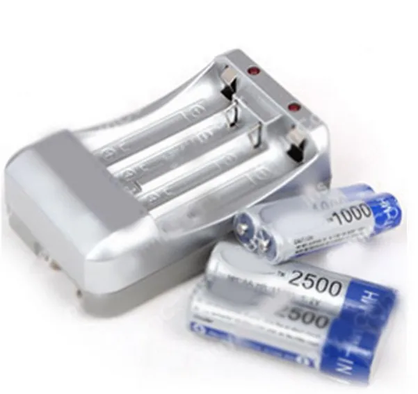 2PCS Home Battery Charger For 1.2V AA AAA NiMH /NiCD Rechargeable New | Электроника