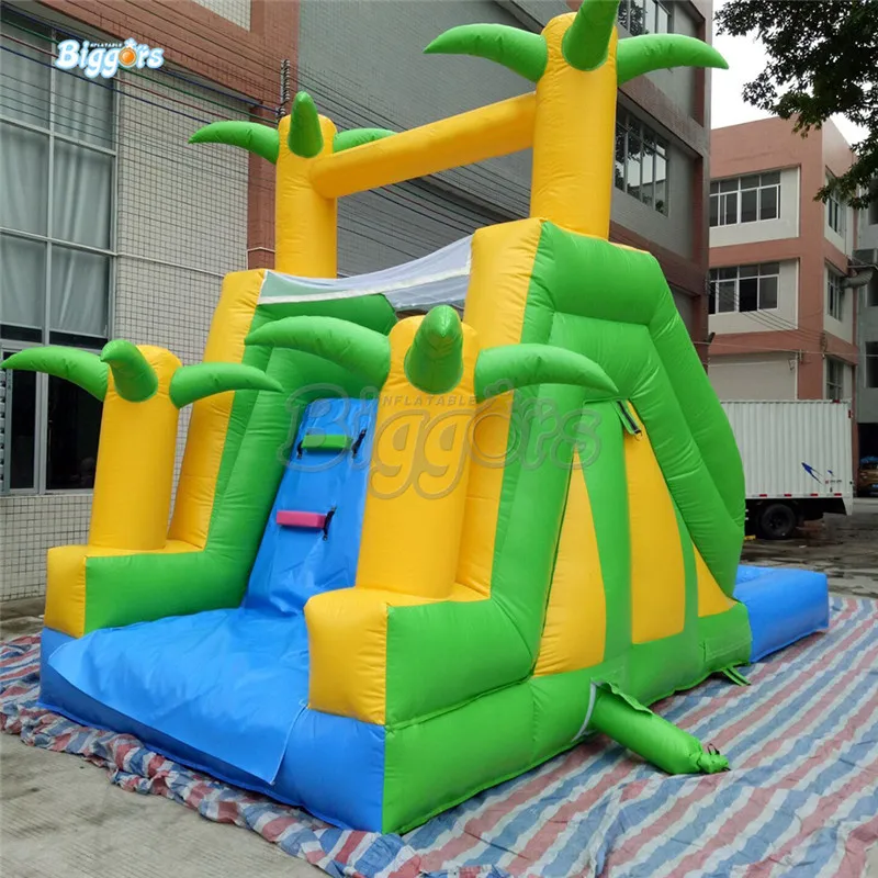 Tropical Backyard Commercial Inflatable Water Slide Pool With Climbing Wall For Sale
Tropical Backyard Commercial Inflatable Water Slide Pool With Climbing Wall For Sale