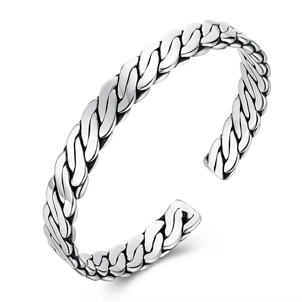 Ancient Silver Star Chains Pattern Women Bracelet Bangles Vintage 999 Sterling Silver Bangles for Lady Girl Festival Love Gift
Ancient Silver Star Chains Pattern Women Bracelet Bangles Vintage 999 Sterling Silver Bangles for Lady Girl Festival Love Gift