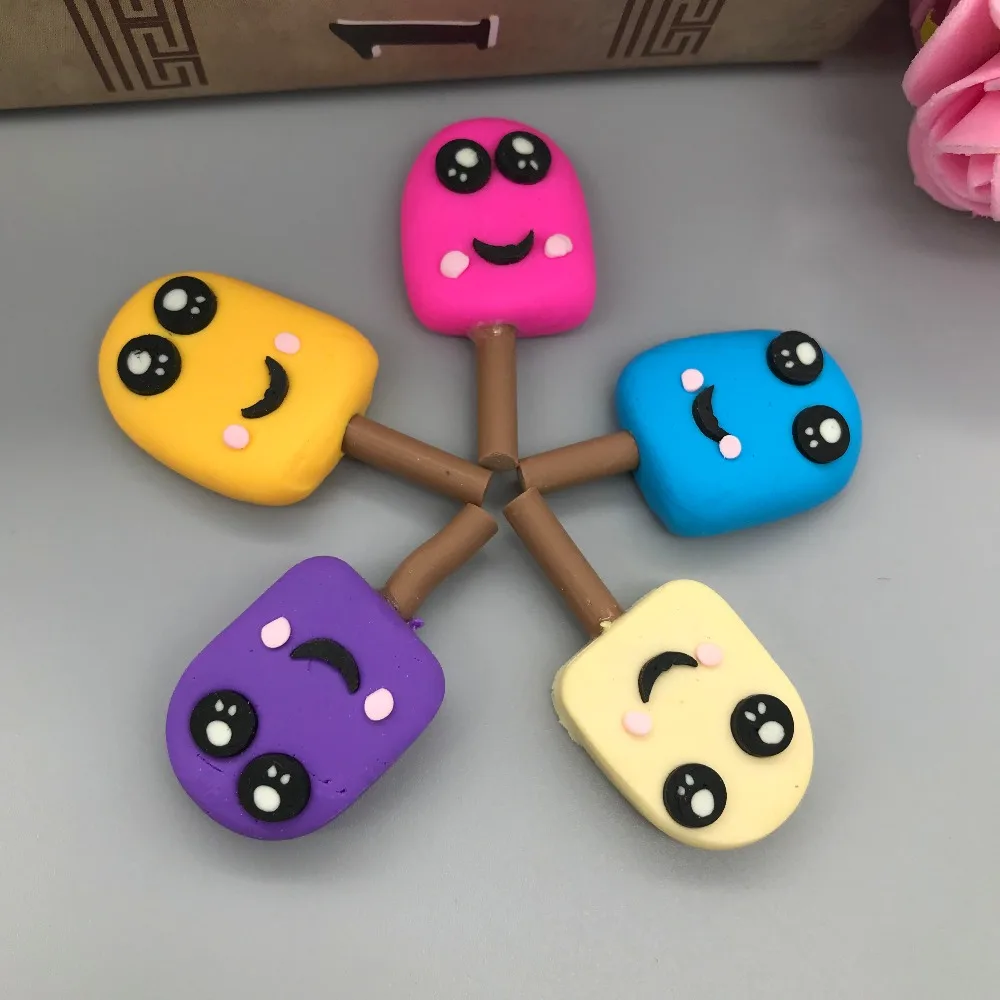 10pcs/lot .So cute Polymer clay ice-cream stick for phone shell and Micro landscape decoration,DIY.(17*35mm)
10pcs/lot .So cute Polymer clay ice-cream stick for phone shell and Micro landscape decoration,DIY.(17*35mm)