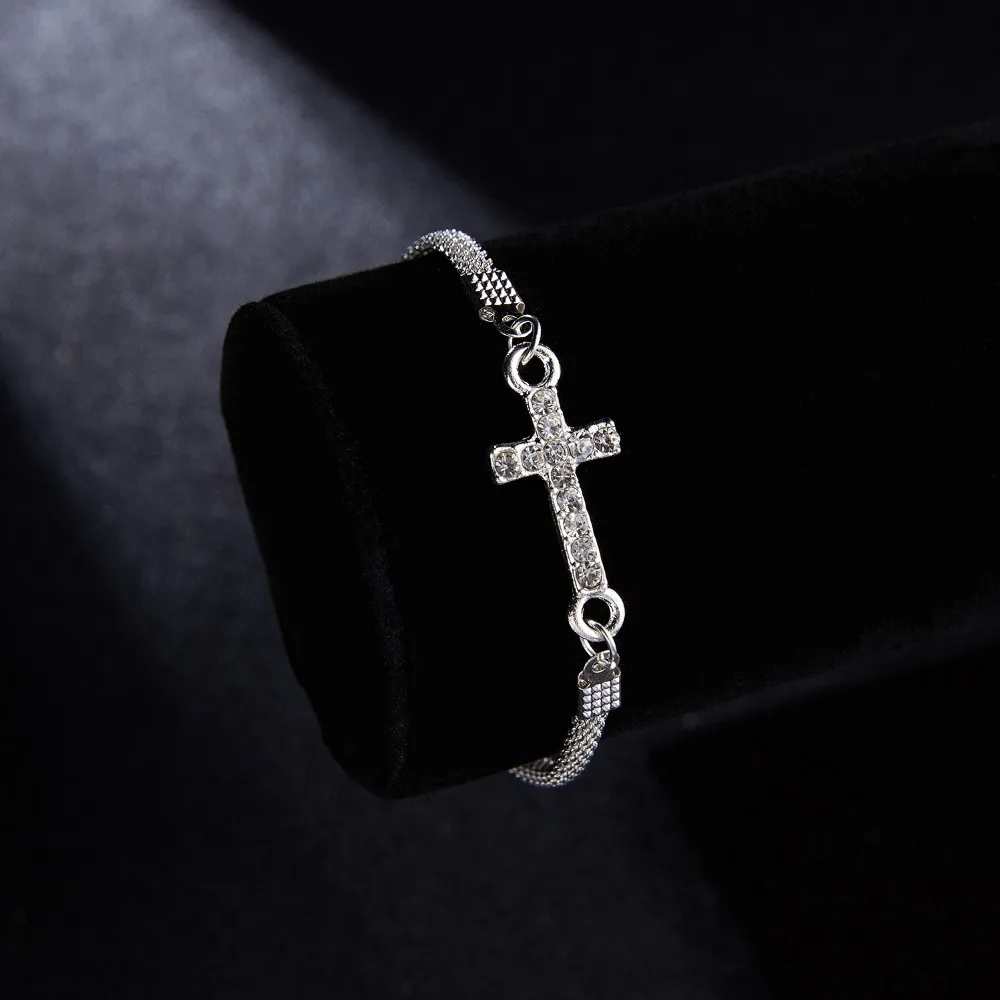 RINHOO Rhinestone Prayer Cross Bracelets For Women Fashion Wedding Banquet Bracelets & Bangles Valentine's Day
RINHOO Rhinestone Prayer Cross Bracelets For Women Fashion Wedding Banquet Bracelets & Bangles Valentine's Day