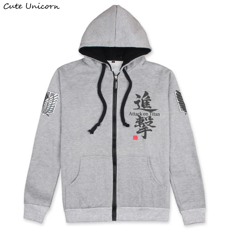 Attack on Titan gray top Coat unisex long sleeve Hoodies Mens Clothing cosplay Costume cotton coats and jackets
Attack on Titan gray top Coat unisex long sleeve Hoodies Mens Clothing cosplay Costume cotton coats and jackets