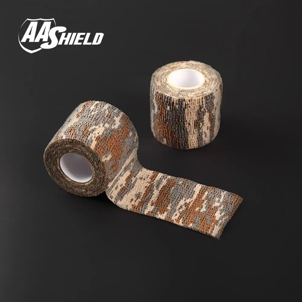 AA Shield Outdoor Camping bandage Camo Tape Military Rifle Covert Adhesive multicolor / Gun Desert 3PCS
AA Shield Outdoor Camping bandage Camo Tape Military Rifle Covert Adhesive multicolor / Gun Desert 3PCS