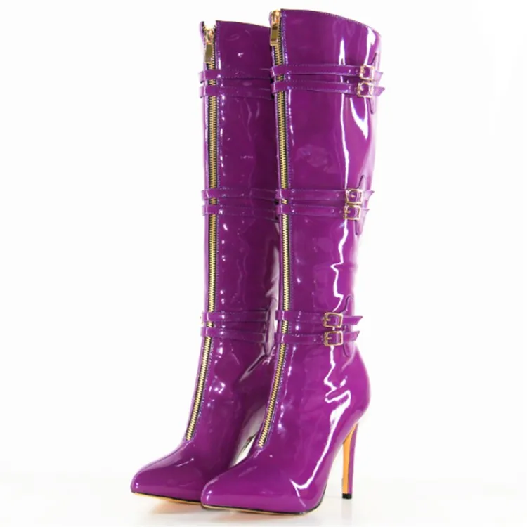 FGHGF NEW ,Shoes, women's boots, women's purple calf boots, 11cm high purple sexy boots, can be customized color
FGHGF NEW ,Shoes, women's boots, women's purple calf boots, 11cm high purple sexy boots, can be customized color
