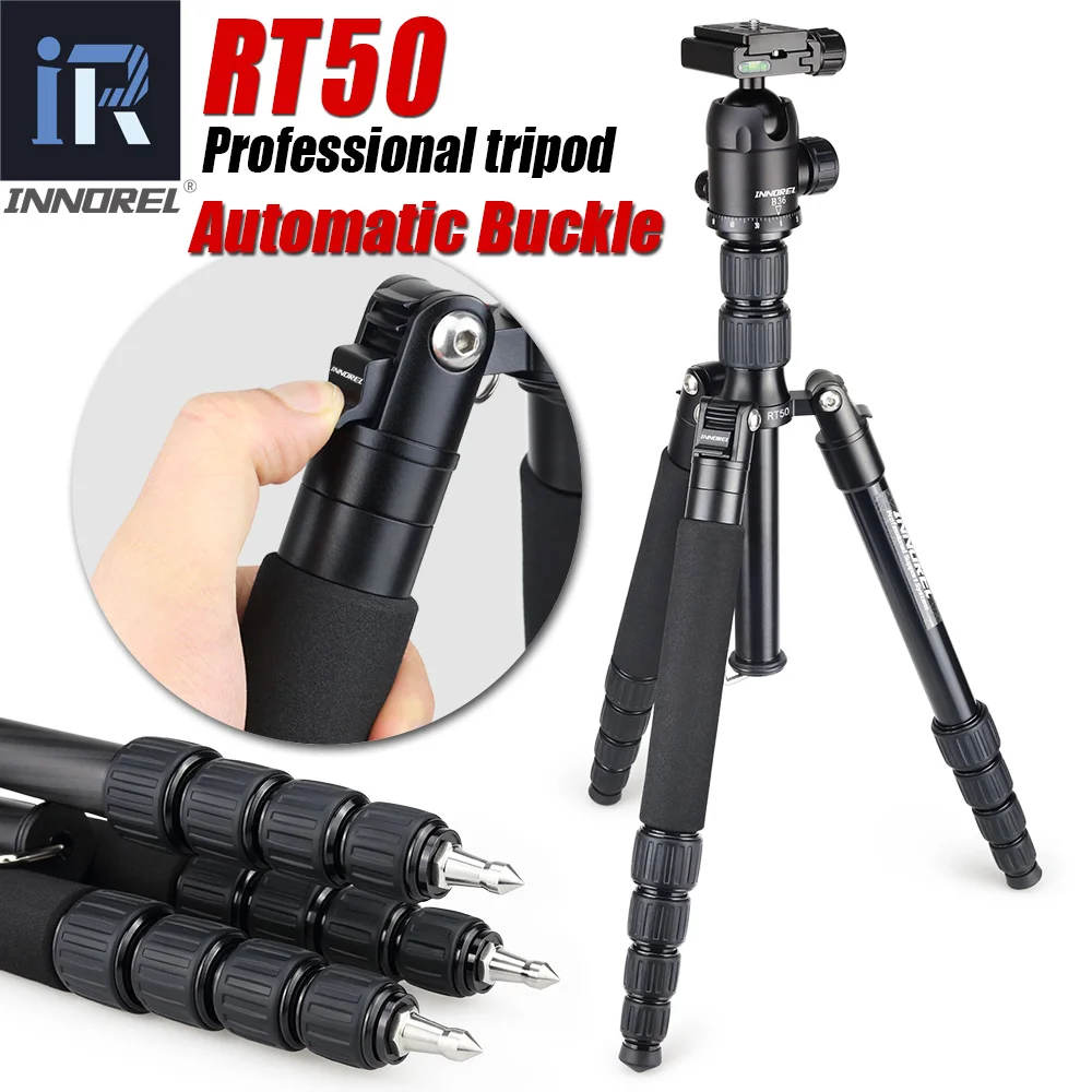 RT50 Professional Photographic Travel Compact Aluminum Tripod Monopod Panoramic Ball Head for Nikon Canon Sony DSLR Camera
RT50 Professional Photographic Travel Compact Aluminum Tripod Monopod Panoramic Ball Head for Nikon Canon Sony DSLR Camera