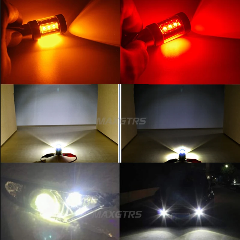 2X H15 CREE Chip LED 80W Car Auto DRL Daytime Running Lights Fog Lamp Replacement Bulb 6000-6500K Pure White/Red/Yellow DC12-24V
2X H15 CREE Chip LED 80W Car Auto DRL Daytime Running Lights Fog Lamp Replacement Bulb 6000-6500K Pure White/Red/Yellow DC12-24V