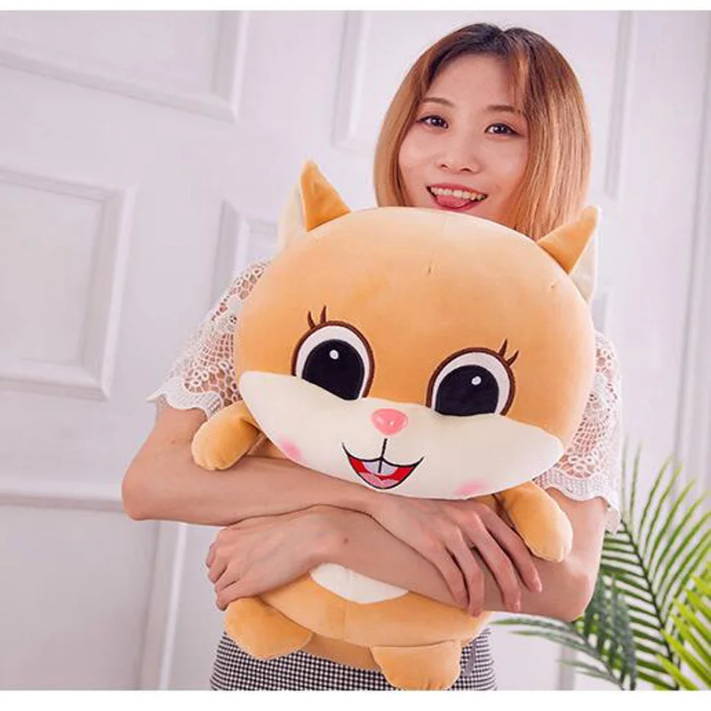 Мягкая плюшевая игрушка Kawaii с большими глазами в виде белки из мультфильма, кукла с наполнителем из мультфильма, украшение для дома, детская...
Мягкая плюшевая игрушка Kawaii с большими глазами в виде белки из мультфильма, кукла с наполнителем из мультфильма, украшение для дома, детская...
