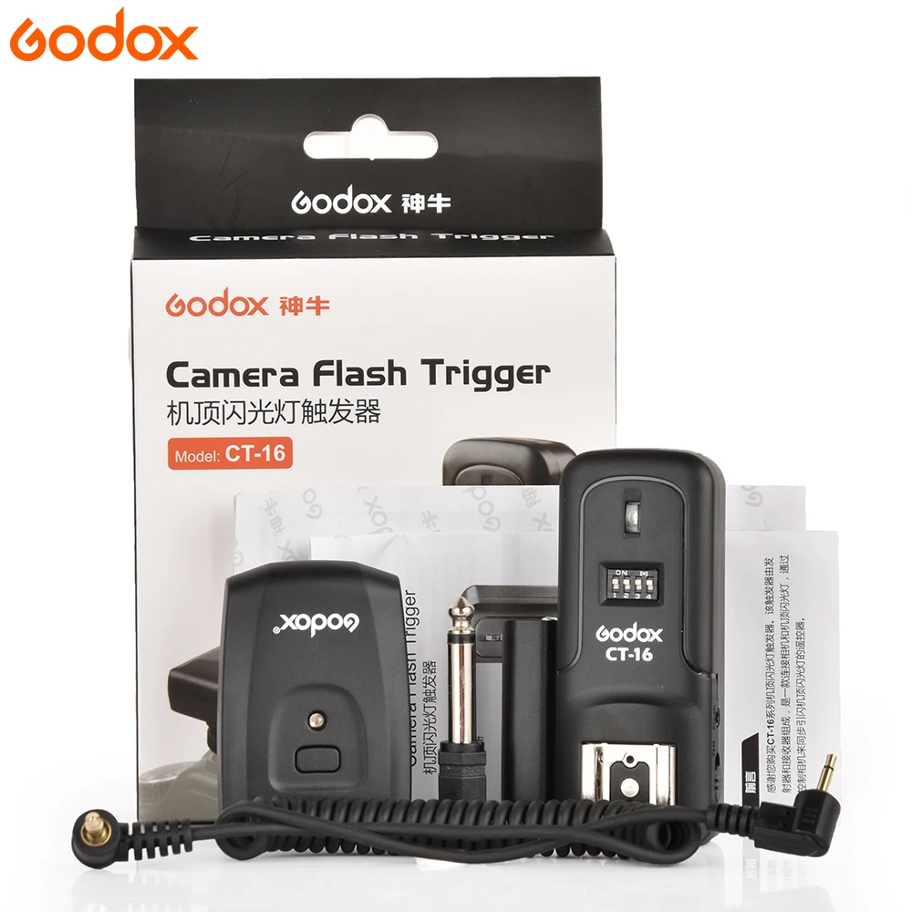 Беспроводной радиоприемник Godox триггер передатчика и приемник для студийной